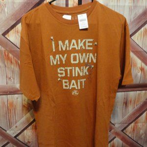 Bas Pro Shops I make my own Stink Bait T~NWT~Fishing~Xmas gift~LG